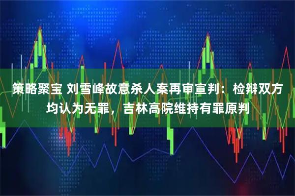 策略聚宝 刘雪峰故意杀人案再审宣判：检辩双方均认为无罪，吉林高院维持有罪原判