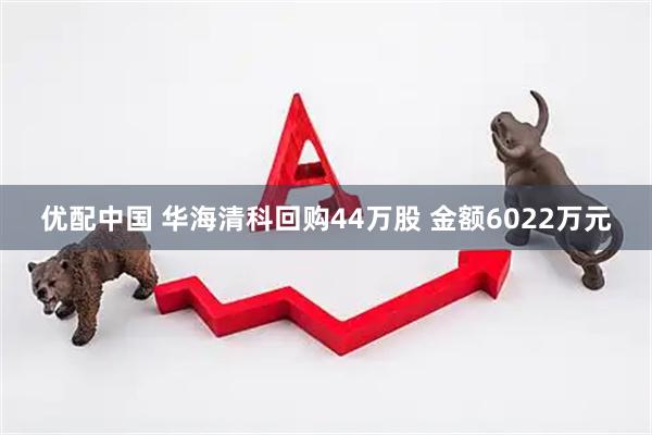 优配中国 华海清科回购44万股 金额6022万元
